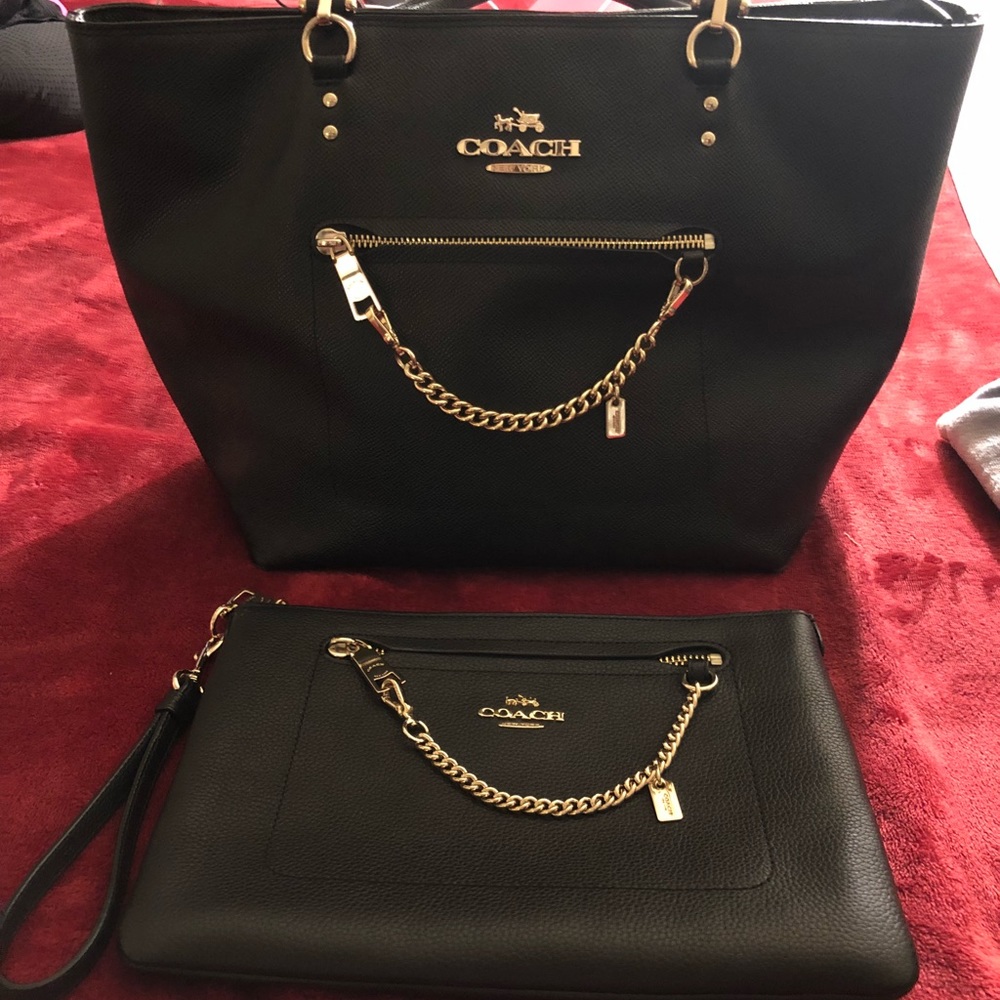 COACH TOTE SET USED